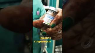 injection streptomycin in intramasular medicalprofession ytstudieo [upl. by Avir]