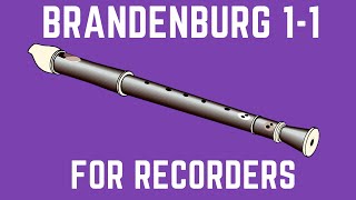 Bach Brandenburg Concerto 11 for Recorder Consort [upl. by Sylirama]