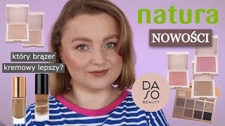 TEST nowości z drogerii NATURA  nowa marka DASO BEAUTY i bitwa kremowych brązerów z KOBO i SENSIQUE [upl. by Fina]