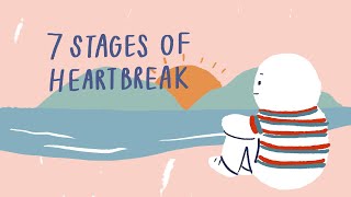 7 Stages After A Break Up [upl. by Jacquenette722]