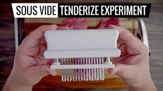 Sous Vide TENDERIZE EXPERIMENT  Does Jaccard work with Sous Vide [upl. by Minta]