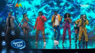 Top 7 ‘Oliver Twist’ by D’banj – Nigerian Idol  Season 7  E12  Lives  Africa Magic [upl. by Aerb]