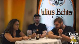 Julius Echter Premium HefeWeissbier Hell Beer Review [upl. by Farman984]