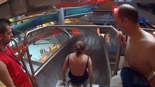 Scary Nova Water Slide at Therme Bucuresti [upl. by Aihsot]