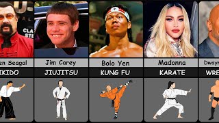 World Famous Actors with Professional Martial Arts Skills [upl. by Mitch761]