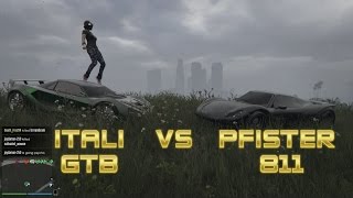 GTA 5 Online  Itali GTB Vs Pfister 811 Speed Comparison [upl. by Falconer776]