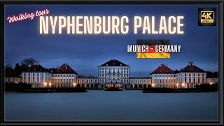 Nymphenburg Palace Munich Germany Schloss Nympenburg 4K HDR Walking Tour [upl. by Sixele]