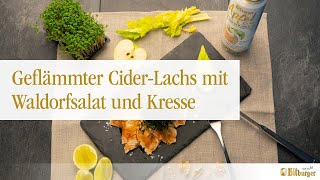 Bitburger kocht mit Ole Plogstedt  Geflämmter CiderLachs [upl. by Roxy]