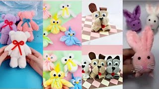 How to make a washcloth animals [upl. by Acinoev]