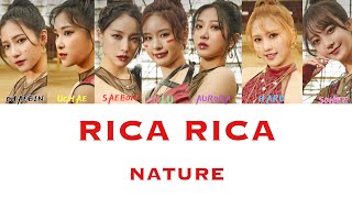 〔日本語字幕・パート分け・かなるび〕RICA RICA NATURE 네이쳐 [upl. by Akcebar]