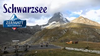 SWITZERLAND Schwarzsee 2583m mountain ridge Zermatt 4K [upl. by Nnylyak]