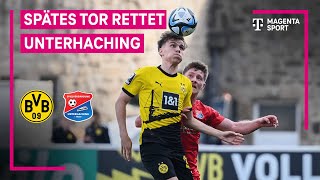 Borussia Dortmund II  SpVgg Unterhaching Highlights mit LiveKommentar  3 Liga  MAGENTA SPORT [upl. by Diarmuid]