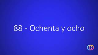 Numbers 0 to 100 🗣️ SPANISH PRONUNCIATION from SPAIN  Native Speaker  Real Voice  Repeat With Me [upl. by Cofsky899]