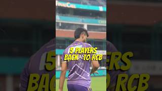 5 Players Came Back in RCB IPL 2025 shorts [upl. by Nosreffej]