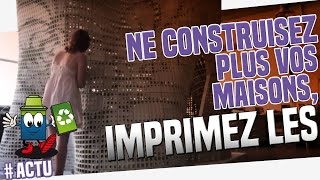 Imprimer Des Maisons 3D En Ciment Est Désomais Possible [upl. by Kunin]