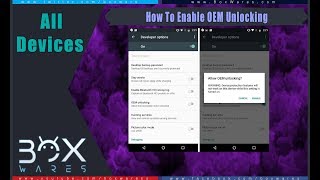 How to Eanble OEM Unlock Before Root [upl. by Accissej913]