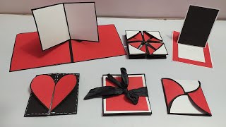 how to make different cards for scrapbook scrapbook cards [upl. by Euqinim63]