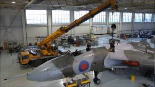 XH558 Winter Service Ejection Seat ReInstallation [upl. by Aninaj68]