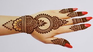 Stylish Easy Mehndi designs for Backhand Simple Mehandi designMehndi design MehandiHenna Mehndi [upl. by Atsahc]