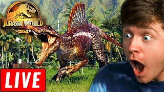 LIVE  JURASSIC WORLD EVOLUTION 2 BATTLES [upl. by Aredna]