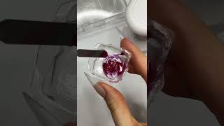 ROTE KRISTALL NÄGEL 😍✨Würdet Ihr Sie tragen 💅🏼 nailx nailtutorial beauty nailart [upl. by Ratna]