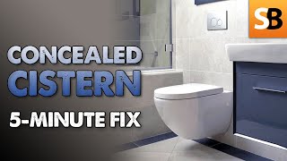 Concealed Cistern Problems 5Minute Fix [upl. by Llewoh208]