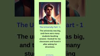 The University  Part 1 Starting the Journey 🎓🏫 UniversityLife english learnenglish journey [upl. by Yxel]