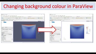 How to change background colour in ParaView [upl. by Oicaro]