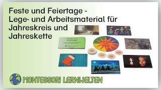 Feste und Feiertage  Lege und Arbeitsmaterial für Jahreskreis und Jahreskette [upl. by Vanna]