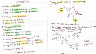 Topic 12 Aminoglycosides Antibiotic Part 01  Classification amp SAR of Aminoglycoside Antibiotics [upl. by Dorise]