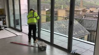 Polar  Kawneer AA3720 BiFolding Door Operation [upl. by Terrell136]