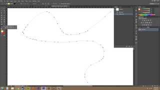 Photoshop CS6 Tutorial  156  Freeform Pen Tool [upl. by Groark111]