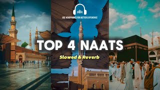 Top 4 Beautiful Naats   Slowed amp Reverb   Best Naat Collection 2024  Without Music [upl. by Aicire]