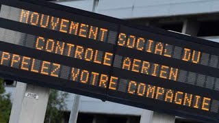 Grève importante jeudi du contrôle aérien en France et menaces sur le pont de lAscension [upl. by Akeem58]