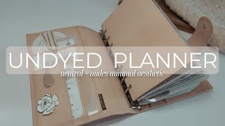 longest vid Ive ever done 0 PERSONAL UNDYED PLANNER  detailed  chatty setup  fav color palette [upl. by Arakihc]