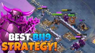 THIS BH9 STRATEGY is SO OVERPOWERED  Clash of Clans Builder Base 20 Builder Hall 9 [upl. by Ulrica]