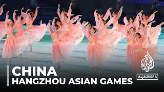 Hangzhou Asian Games in China open with futuristic ceremony [upl. by Rodi]