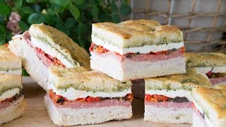 How to Make Pressed Italian Picnic Sandwiches [upl. by Ydeh]