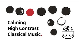 Baby Sensory  High contrast Mozart classical music fun Brain Development stop crying  black white [upl. by Alisia]