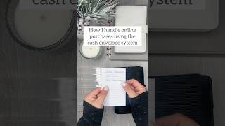 How I Handle Online Purchases Using the Cash Envelope System cashenvelopes cashstuffing [upl. by Groome]