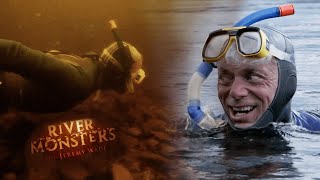 Diving In Loch Ness  River Monsters [upl. by Rozek972]