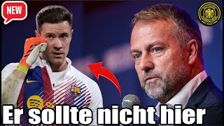 Hansi Flick MarcAndré ter Stegen ist der Hauptschuldige für das ScheiternEr sollte nicht hier [upl. by Corvese]