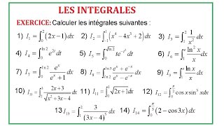 Calcul dintégrales exercice avec des rappels 2 bac [upl. by Rossing]