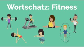 Deutsch lernen Wortschatz A2 B1 B2 Fitness Sport Wortschatztraining Vokabeln learn german [upl. by Oric]