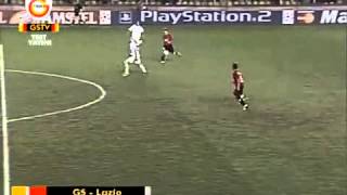 Ümit Karan  Galatasaray 1  0 Lazio 1GOL 11092001 [upl. by Yelyab204]