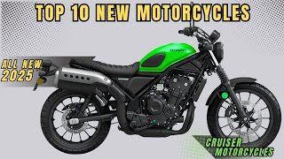 Top 10 New Motorcycles for 2025 [upl. by Notxarb]