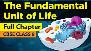 THE FUNDAMENTAL UNIT OF LIFE in 1 Shot  FULL Chapter Animation  Class 9th Biology  NCERT Science [upl. by Leeland]