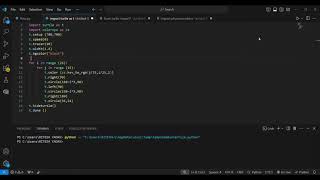 flower diagram using vs code in python diagram python shortvideo [upl. by Firman]