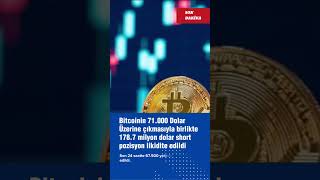 Bitcoin Rekor Kırdı 1787 Milyon Dolar Likidite oldu bitcoin [upl. by Ettore]