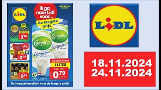 LIDL 1811202424112024 Nederland folder nederland holland lidl aldi [upl. by Aksoyn]